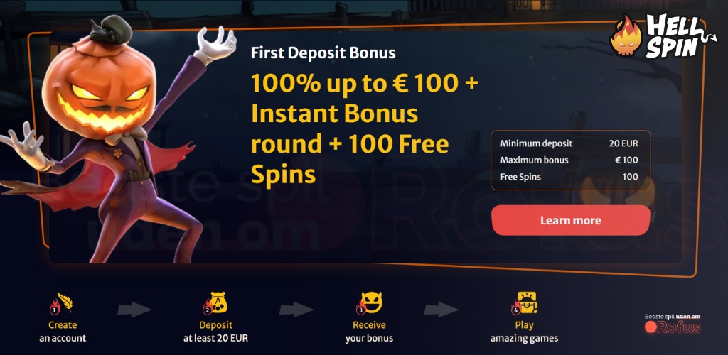 hellspin udenlandsk casino bonusser