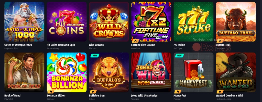 winshark casino uden rofus slots