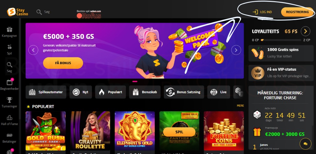 stay casino uden om rofus hjemmside