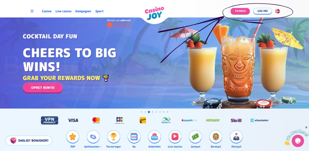 udenlandsk casino joy hjemmside