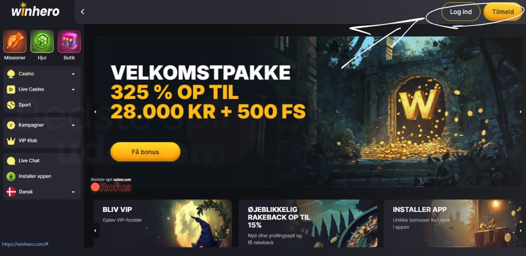 winhero udenlandsk casino hjemmside