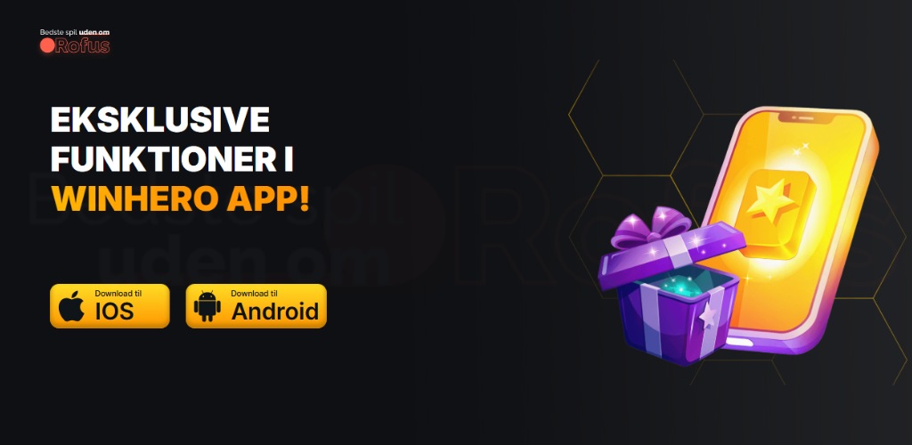 winhero mobil casino applikation