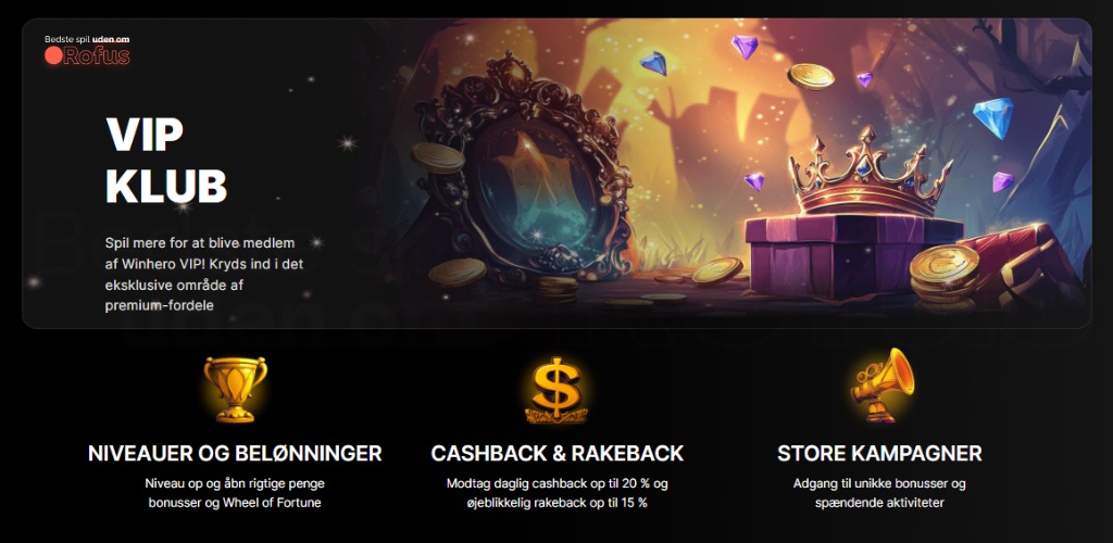 winhero vip casino kampagner