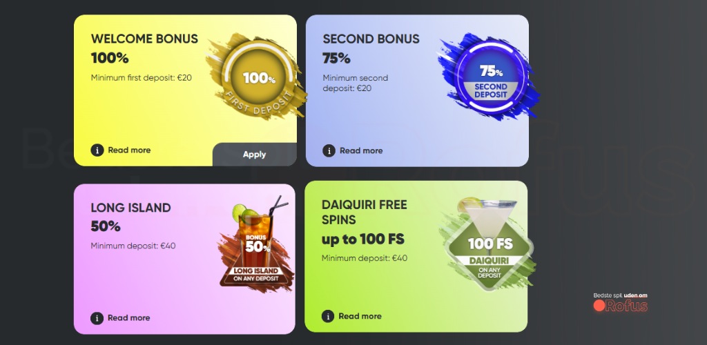 fresh udenlandsk casino bonusser