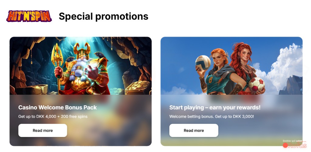 hitnspin udenlandsk casino bonusser