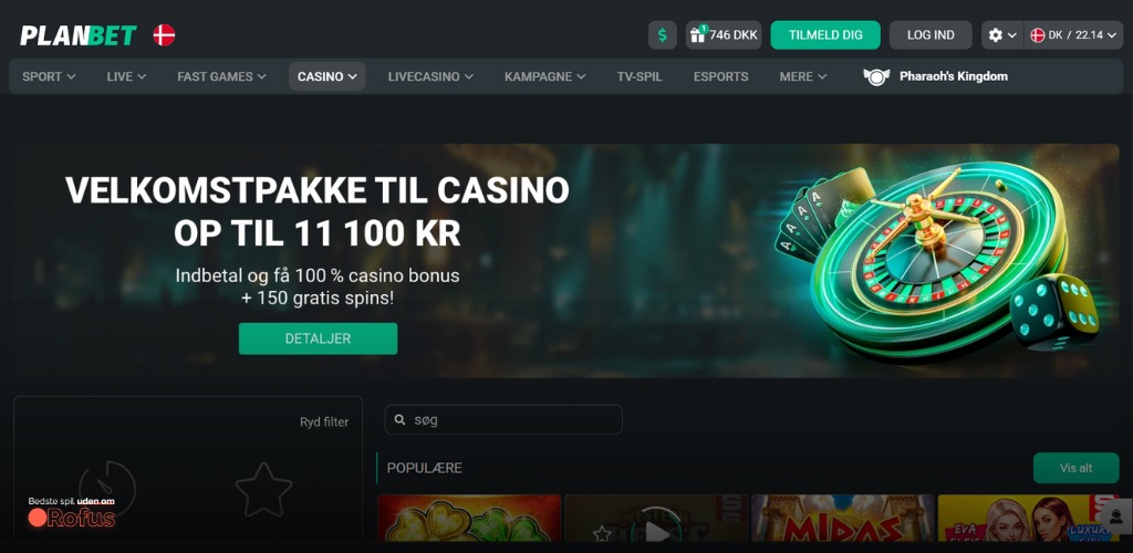 planbet casino uden om rofus hjemmside