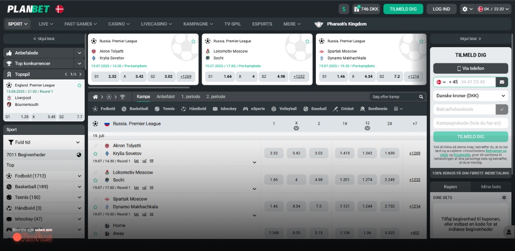 planbet betting uden rofus