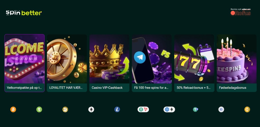 spinbetter udenlandsk casino bonusser