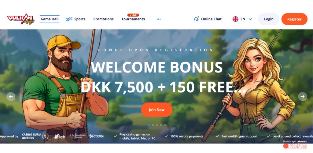 vulkanvegas casino uden rofus hjemmside
