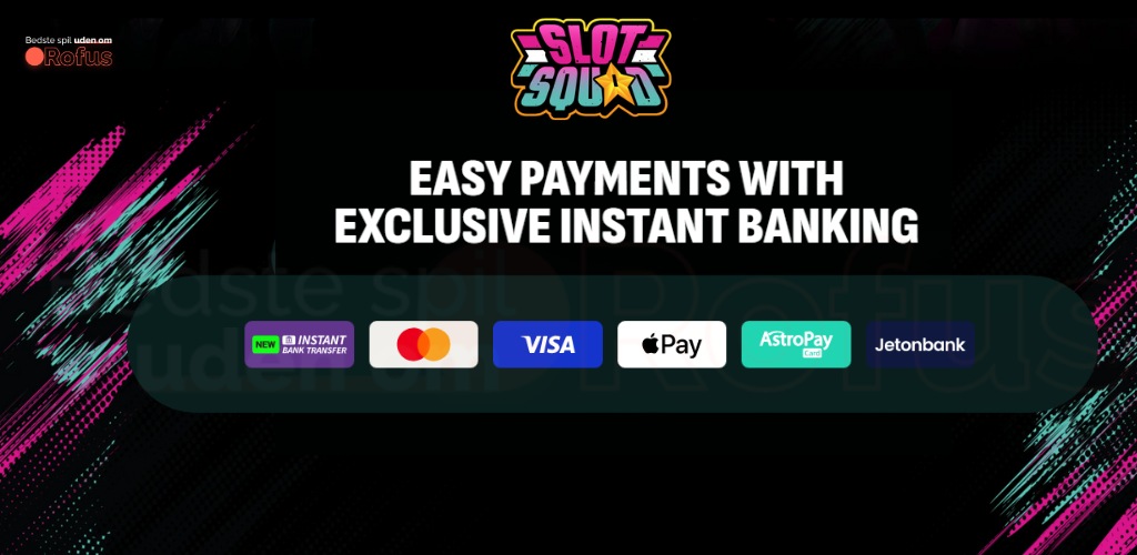 slotsquad udenlandsk casino betalingsmetoder