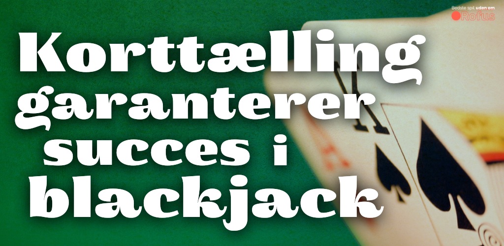 garanterer succes i online blackjack