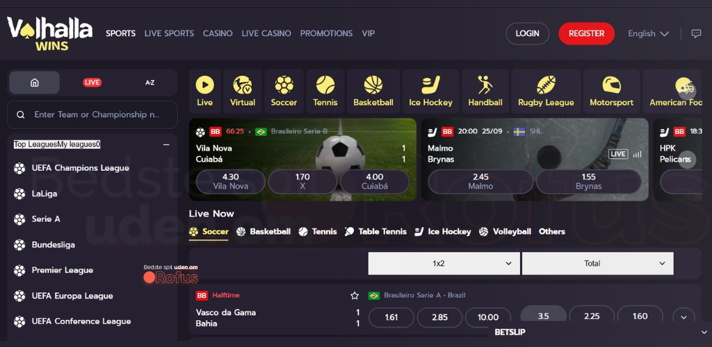 valhallawins casino odds uden rofus