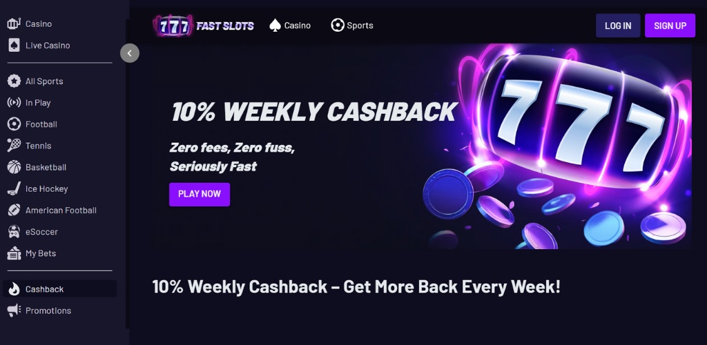 fastslots cashback casinoer uden mitid