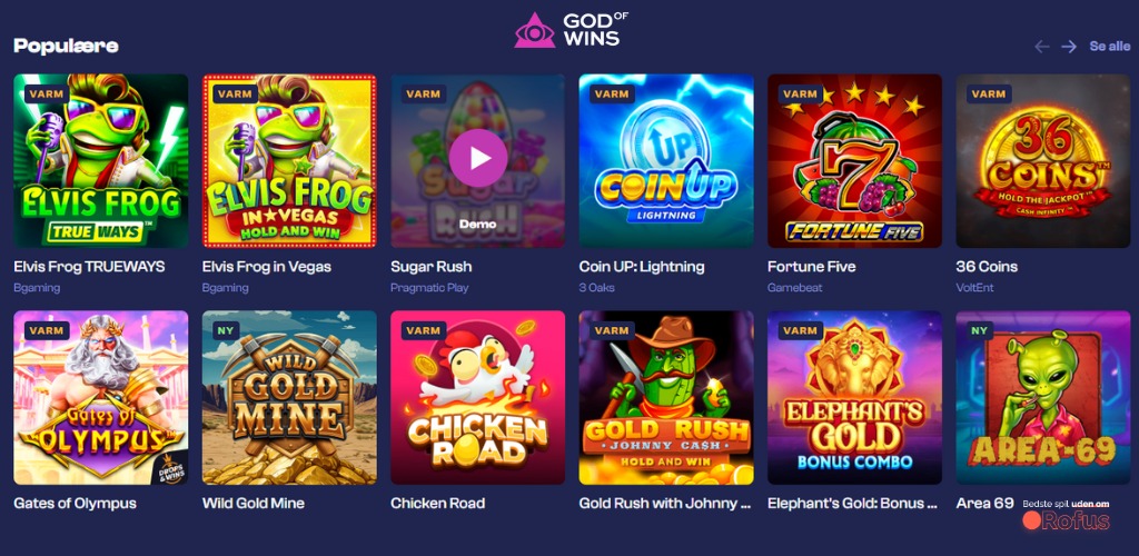 godofwins online spilleautomater