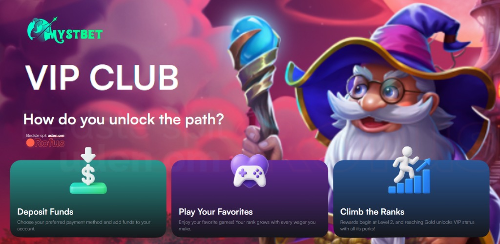 mystbet vip casino bonusser