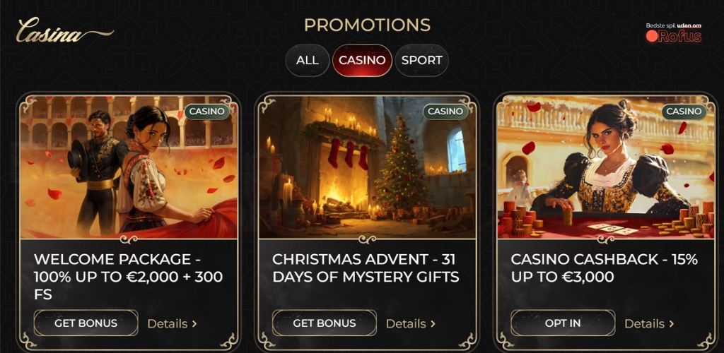 casina casino bonusser
