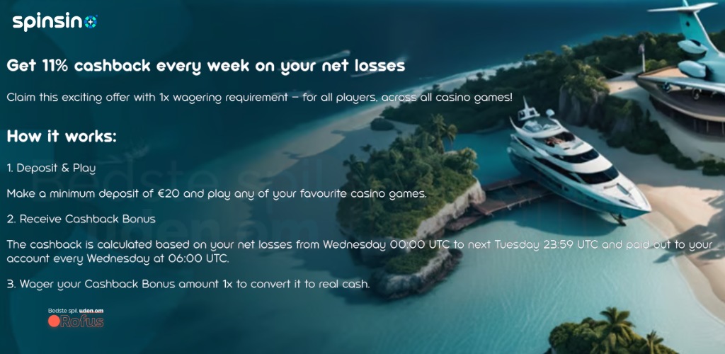 spinsino cashback casino